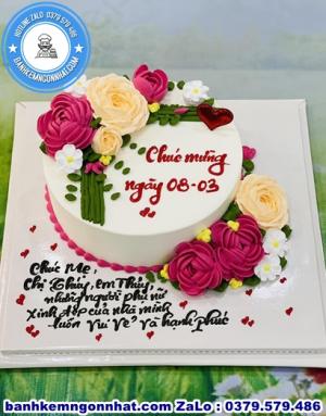 Bánh Kem Ngày Phụ Nữ Việt Nam 40